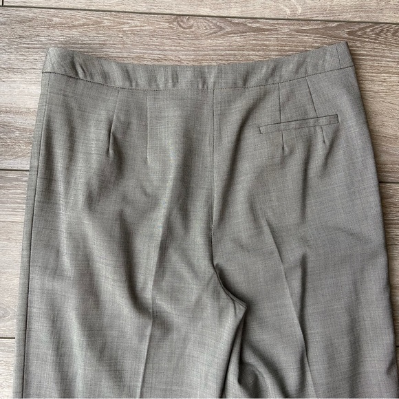 Talbots Stretch Wool Wide Leg Cropped Pants - Picture 11 of 13